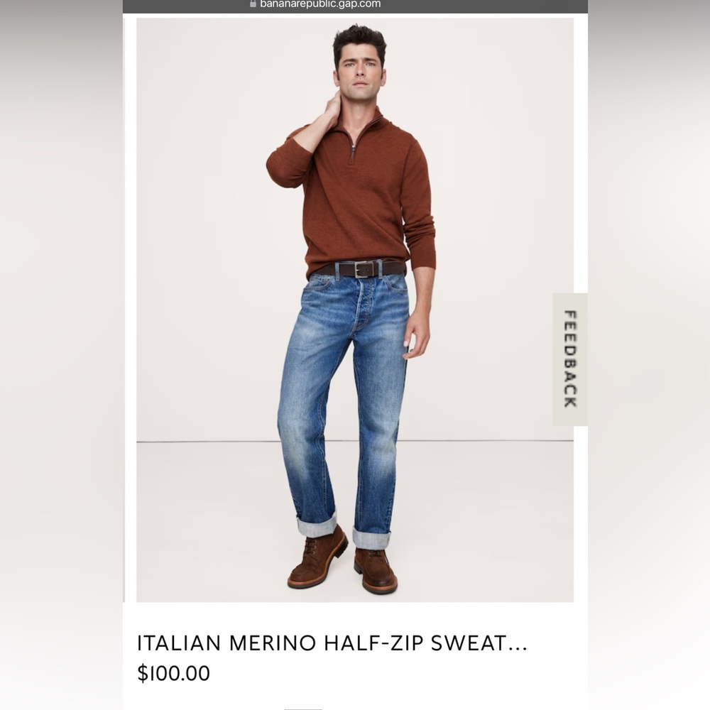 Banana Republic Italian Merino Sweater